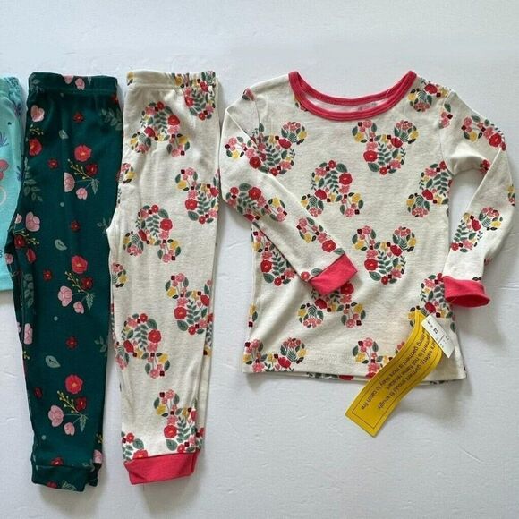 NWOT - 5pc Toddler's Girls - 2T - Mix Match Pajama Tops And Bottoms - Picture 3 of 7